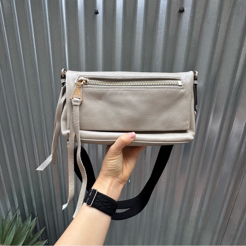 Aimee Kestenberg Taupe Leather Purse